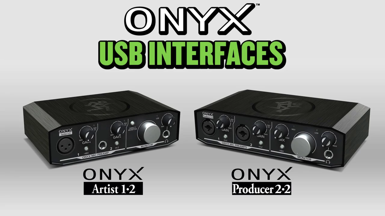 Product video thumbnail for Mackie Onyx Artist 1-2 2x2 USB Audio Interface