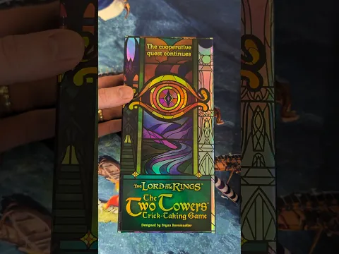 Coming Soon!! Lord of the Rings: The Two Towers Trick Taking Game #boardgames
