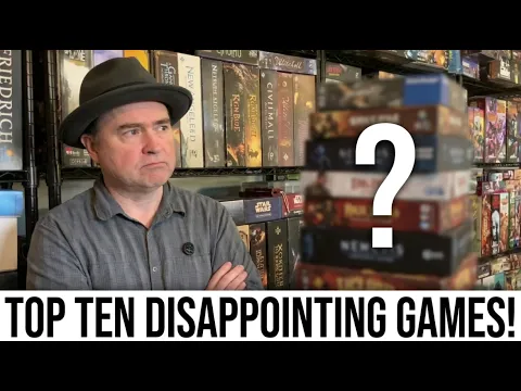 TDG: Cody's Top Ten Game Disappointments (October 2026)