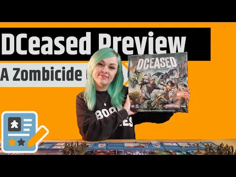 DCeased - A Zombicide Game Preview - Anti Life Has Infected Us All!