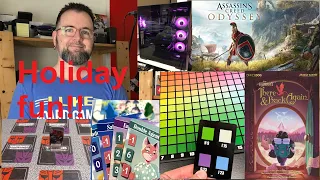 Josh Yaks about holiday acquisitions and board/video games played in December 2025