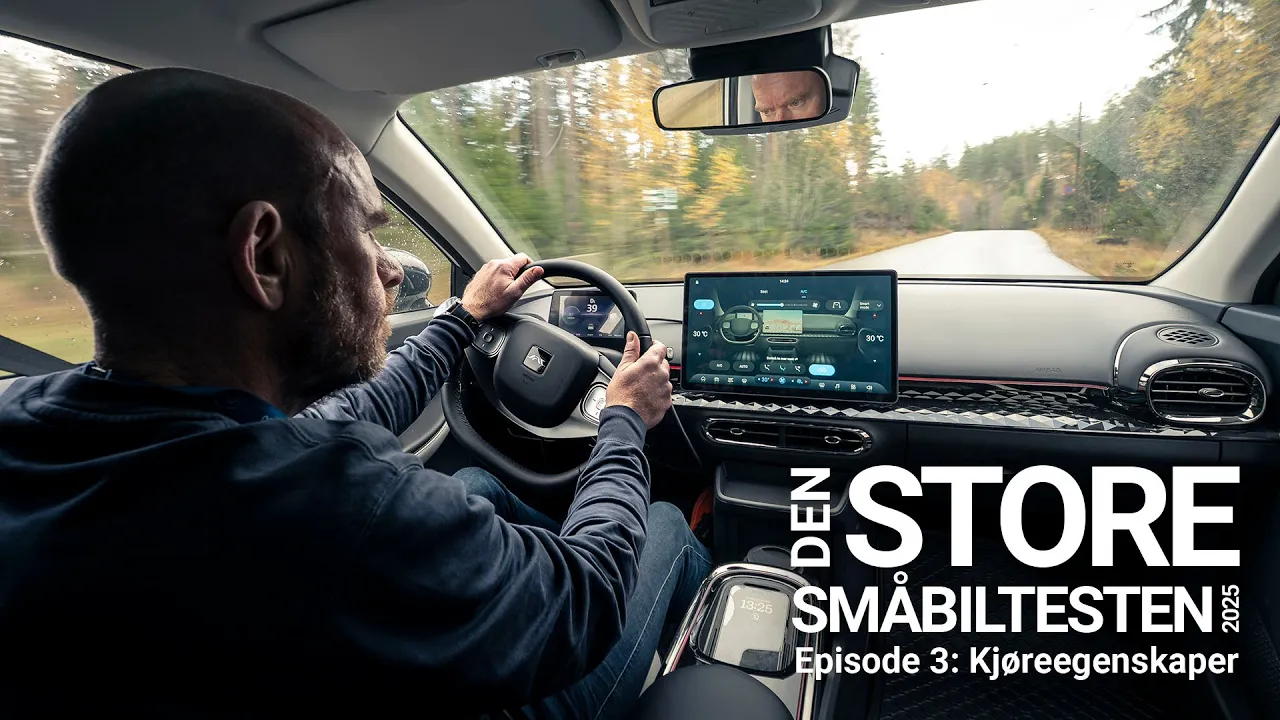Den store småbiltesten – episode 3: kjøreegenskaper – nok en bil skal ut
