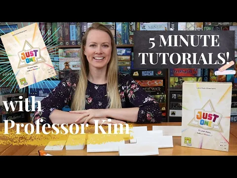 Learn How to Play JUST ONE in Just 5 Minutes | 5 Minute Tutorials with Professor Kim