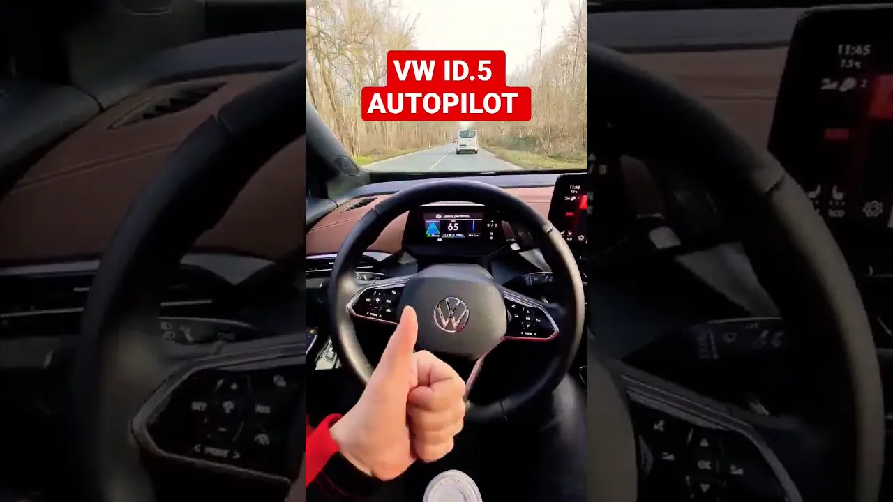 VW ID.5 Autopilot Modus #electriccar #shorts #youtubeshorts