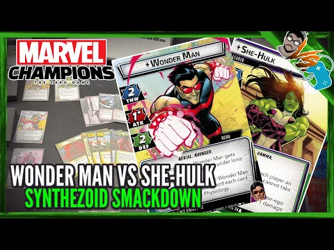 Marvel Champions | True Solo Expert Mode Challenge Run | Wonder Man Vs She-Hulk | Table Time