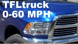 Testing the 2014 Ram 2500 6.4 HEMI HD Pickup from 0-60 MPH & 60-0 MPH