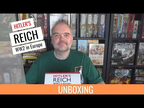 Hitler's Reich: WW2 in Europe, by GMT Games - Unboxing (Greek)