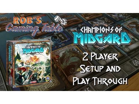 Champions of Midgard: 2 Player Setup and Play Through