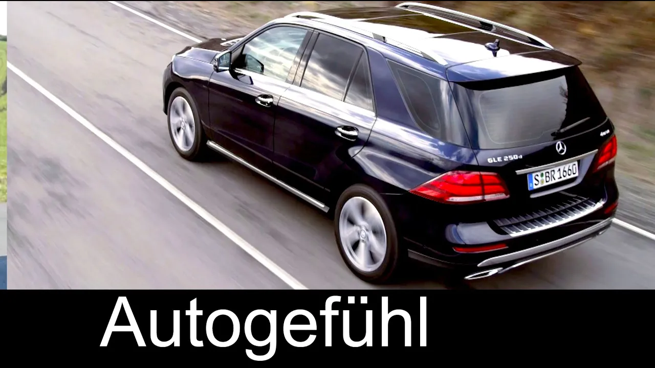 Exterior Interior Preview All-new Mercedes GLE 250d 4MATIC & GLE 500e 4MATIC Plugin-Hybrid 2016