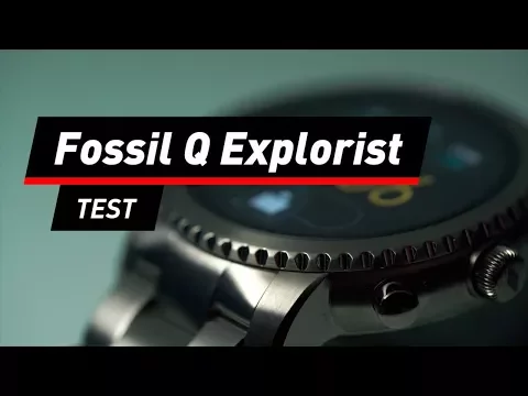 Video zu Fossil Q Explorist Leder dunkelblau