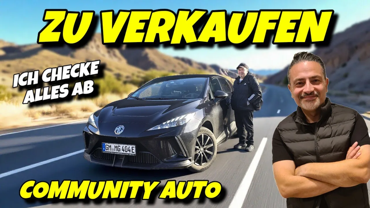 Manuel verkauft sein Elektroauto MG4! Probefahrt + Aviloo Akkutest #ev