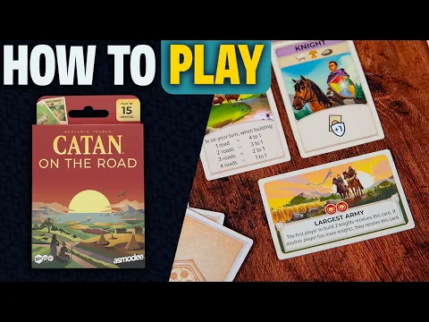 Catan: On The Road | How to Play | Learn to Play in 7 Minutes! | Catan Card Game