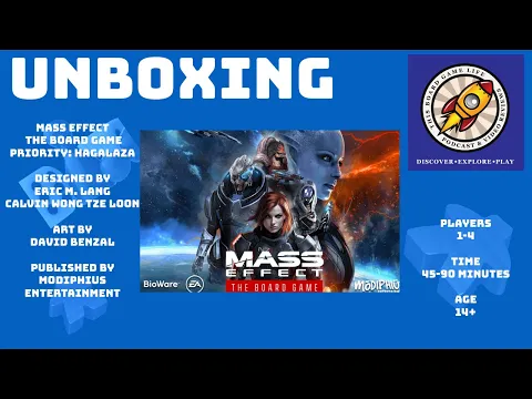 Mass Effect The Board Game Priority: Hagalaz Unboxing