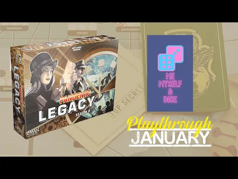 Pandemic Legacy Season 0 SOLO PLAYTHROUGH Episode 2: JANUARY !!!!!SPOILERS!!!!!