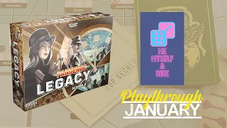 Pandemic Legacy Season 0 SOLO PLAYTHROUGH Episode 2: JANUARY !!!!!SPOILERS!!!!!