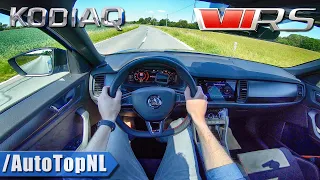 Skoda Kodiaq RS 2.0 BiTurbo TDI POV Test Drive by AutoTopNL