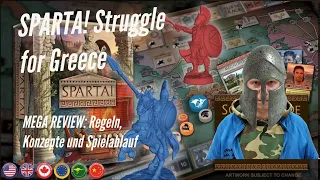 Mega Review: SPARTA! Struggle for Greece - die neue COSIM - Regeln, Konzepte, Spielablauf [deutsch]