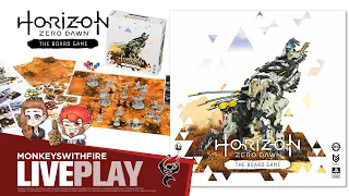 HORIZON ZERO DAWN: THE BOARD GAME - STEAMFORGED GAMES | BOARD GAME LIVE PLAY |