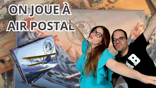 { Règles Et Partie } ON JOUE À AIR POSTAL  | Jeu De Société | Platypus game