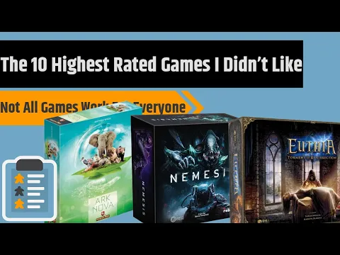 The Top 10 Highest Rated Games That Didn't Work For Me
