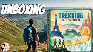 Cierra & Jake React | Unboxing Trekking The World (2nd Edition) | Underdog Games