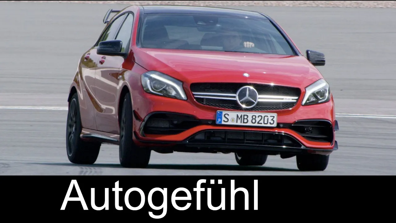 Mercedes-AMG A45 & A-Class A250 Motorsport A-Klasse 2016 Exterior Interior Driving preview