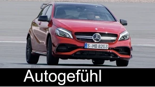 Mercedes-AMG A45 & A-Class A250 Motorsport A-Klasse 2016 Exterior Interior Driving preview