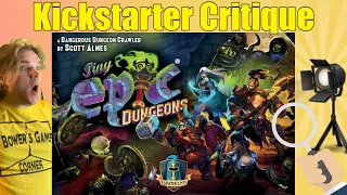 Tiny Epic Dungeons - Kickstarter Critique