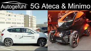 How car manufacturers change: Seat @ MWC with 5G car Ateca and Minimo EV