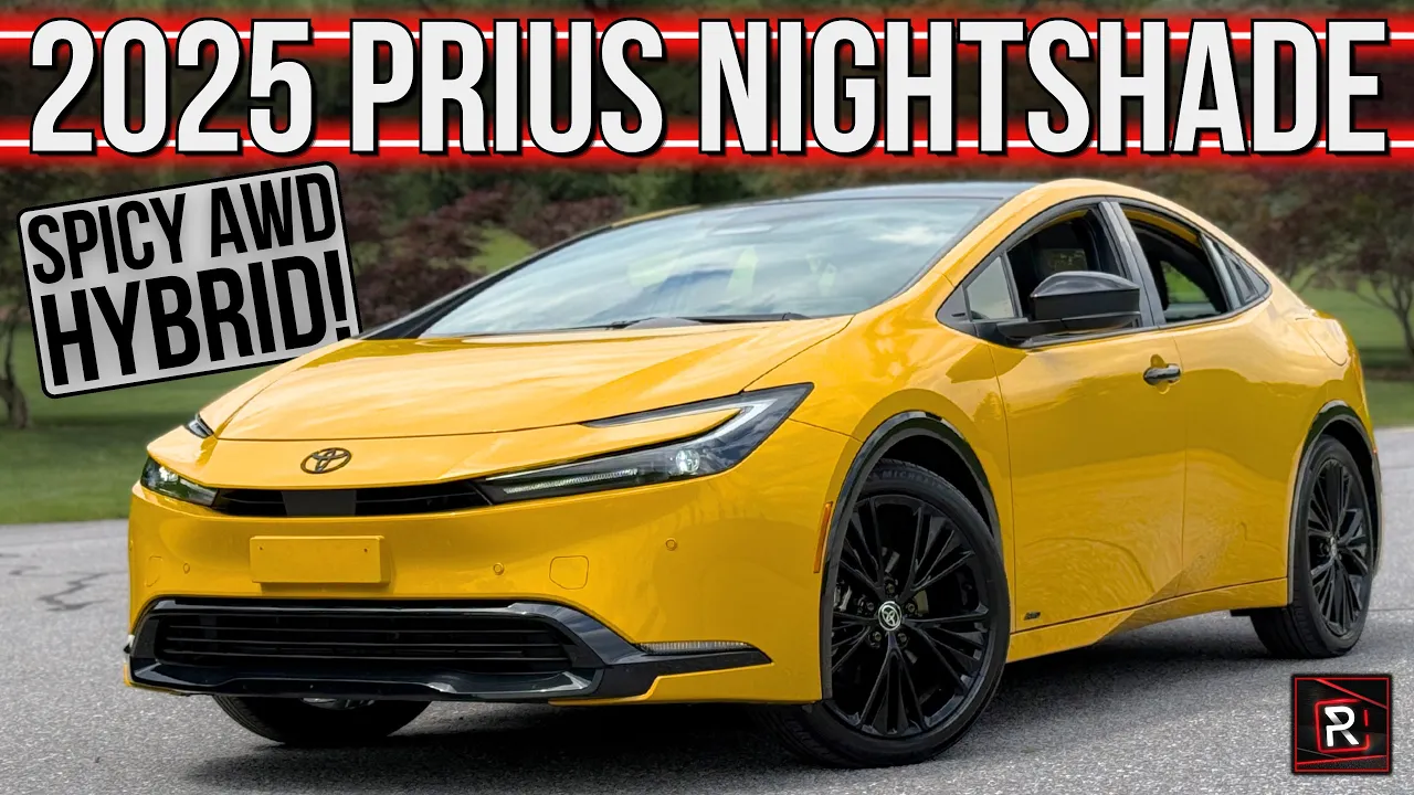 The 2025 Toyota Prius Nightshade Is A Spicy AWD Hybrid Commuter Car That Is Anything But Boring