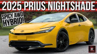 The 2025 Toyota Prius Nightshade Is A Spicy AWD Hybrid Commuter Car That Is Anything But Boring