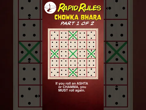 How to play Chowka Bhara (Part 1) - a classic race game from India.