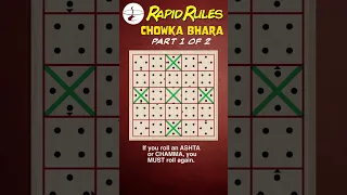 How to play Chowka Bhara (Part 1) - a classic race game from India.