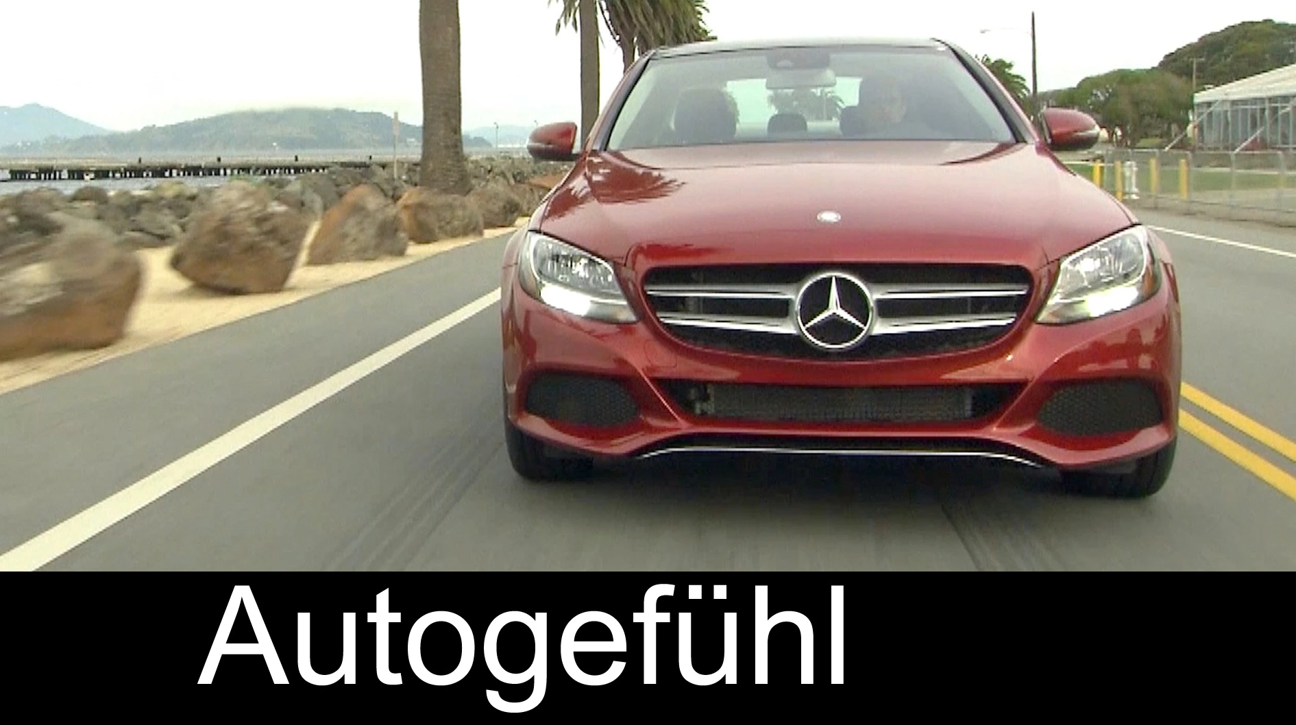 Mercedes C350e C-Class Plugin-Hybrid exterior/interior driving shots C-Klasse - Autogefühl