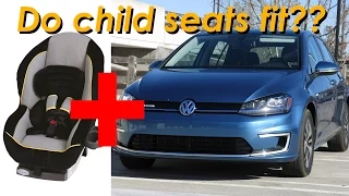 2015 Volkswagen Golf and eGolf Child Seat Review - In 4K