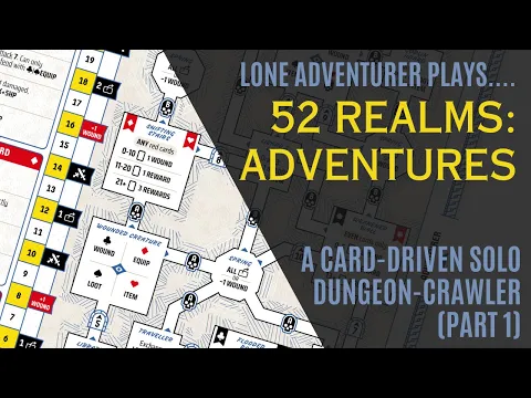 52 Realms - Adventures | Print and play solo card-based dungeon crawling game