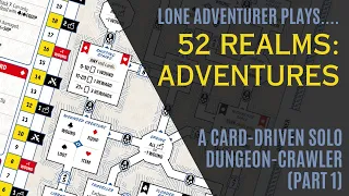 52 Realms - Adventures | Print and play solo card-based dungeon crawling game