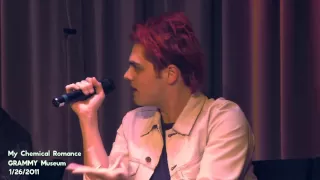 My Chemical Romance- The GRAMMY Museum Interview Part 6