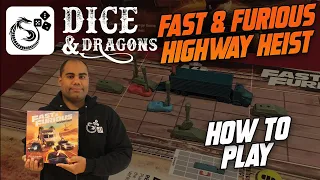 Dice and Dragons - Fast & Furious Highway Heist How to Play