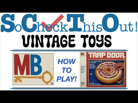 SEND DAD to the PIT !!! Vintage 1982 Milton Bradley Trap Door Game - Fun FAMILY GAME - HOW to PLAY