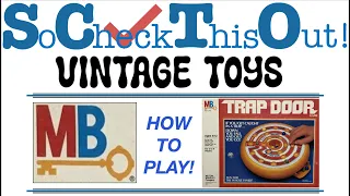 SEND DAD to the PIT !!! Vintage 1982 Milton Bradley Trap Door Game - Fun FAMILY GAME - HOW to PLAY