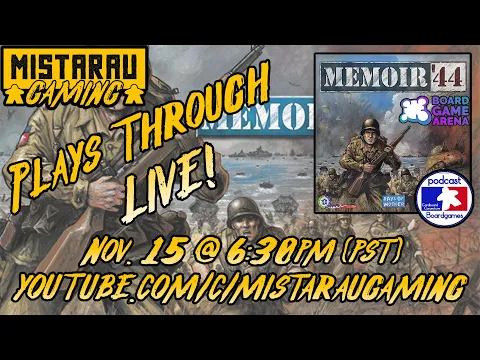 Mista Rau Gaming LIVE! Memoir '44 (part 2)