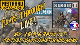 Mista Rau Gaming LIVE! Memoir '44 (part 2)