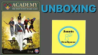 Academy: The West Point Board Game - UNBOXING