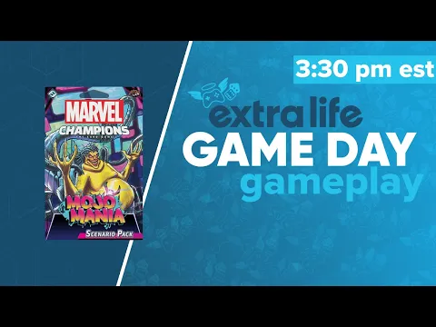 Extra Life Game Day Marvel Champions Rogue & Gambit in MojoMania Gameplay