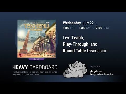 Tekhenu: Obelisk of the Sun --- solo Play-through by Heavy Cardboard