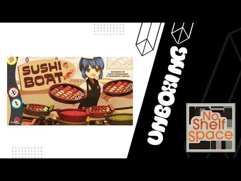 Sushi Boat Unboxing | Japanime Games | Comes With a Wooden Sushi Boat?!