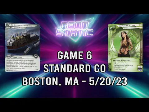 Netrunner - Ob vs Smoke - Boston 5/20/23, Game 6, Dan B vs Jon K [Standard]