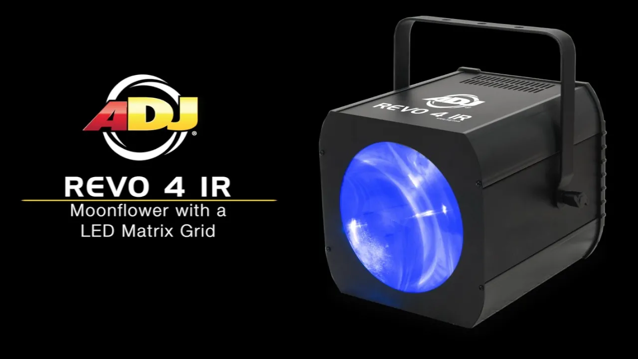 Product video thumbnail for ADJ American DJ Revo 4 IR RGBW LED DMX Effect Light