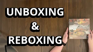 City of Crowns: Paladins of the West Kingdom Expansion- What's Inside the box? - Unboxing & Reboxing